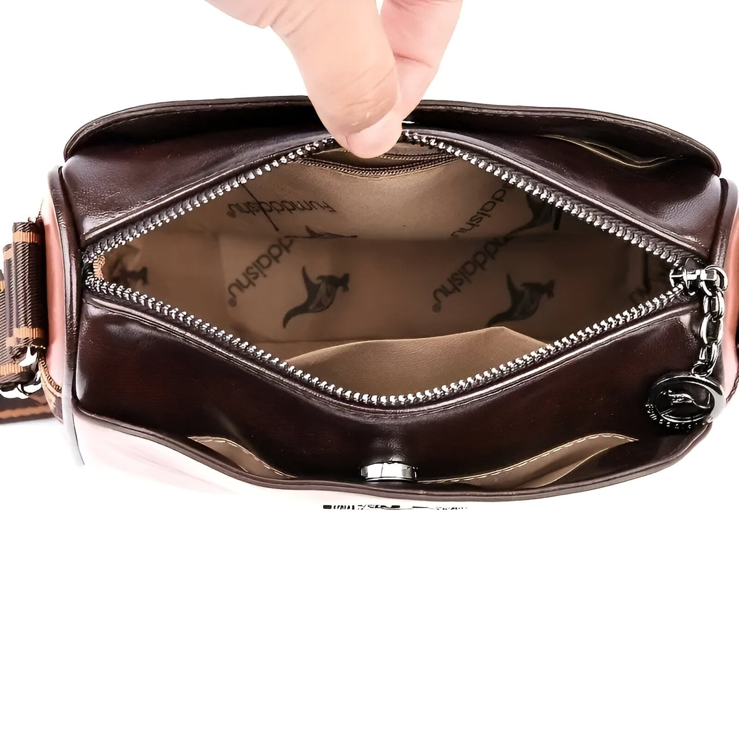 Fumodaishu Leather Crossbody Bag