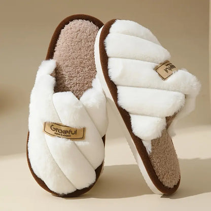 GraceFul Faux Fur Slides
