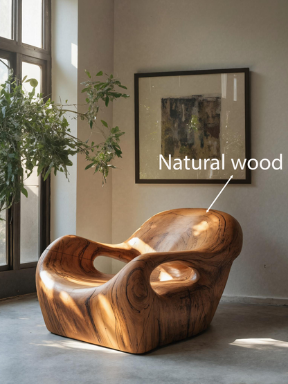 Modern Sculptural Lounge Chair For Living Room Or Reading Corner