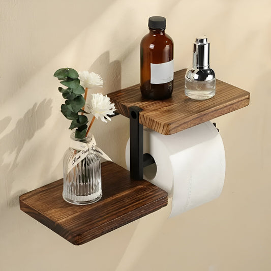 Aidili Oak Wall Rack