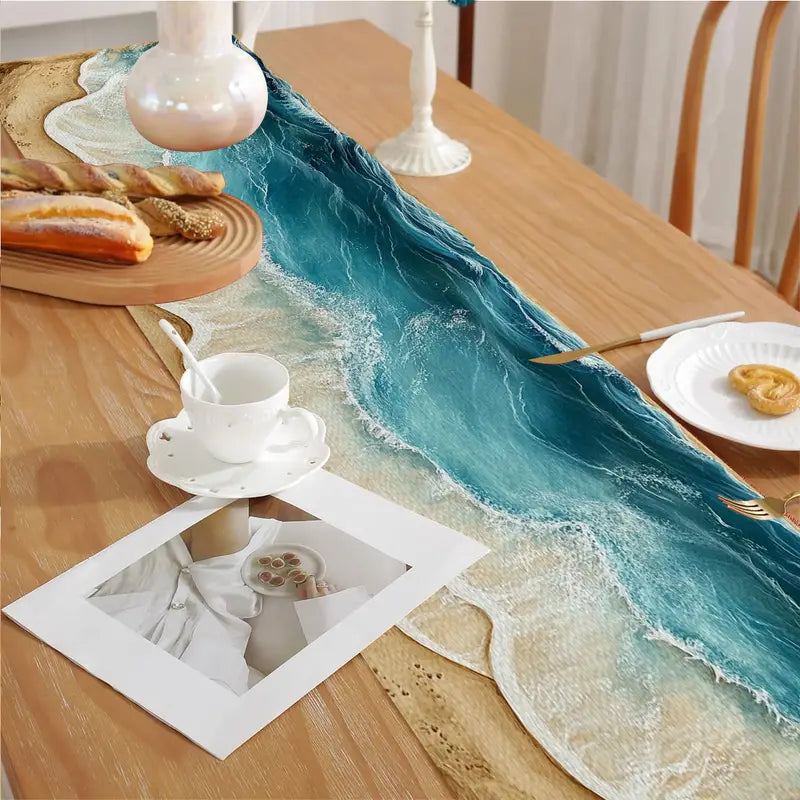 Seaside Escape Table & Shelf Runner