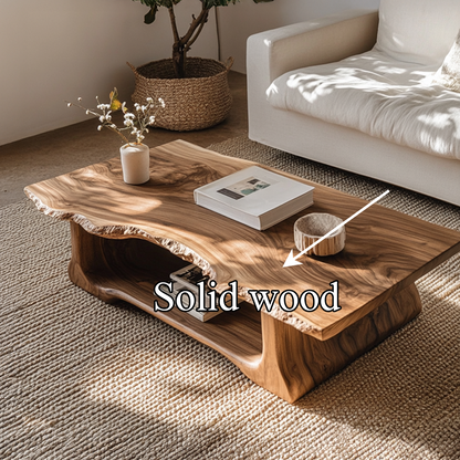 Handcrafted Rustic Live Edge Coffee Table Living Room Family Room SINLSACF185
