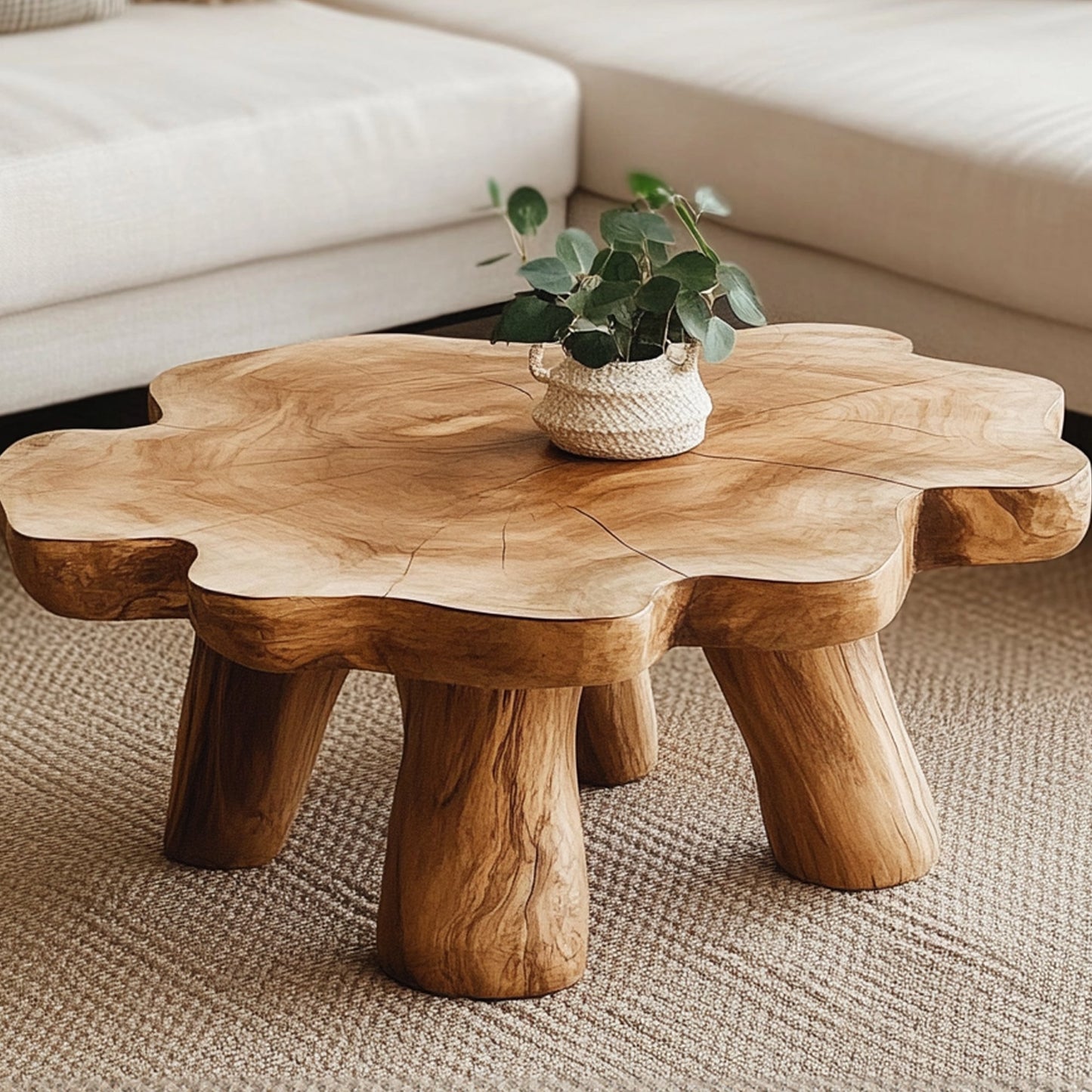 Farmhouse Living Edge Coffee Table With Reclaimed Wood SILDTCF007