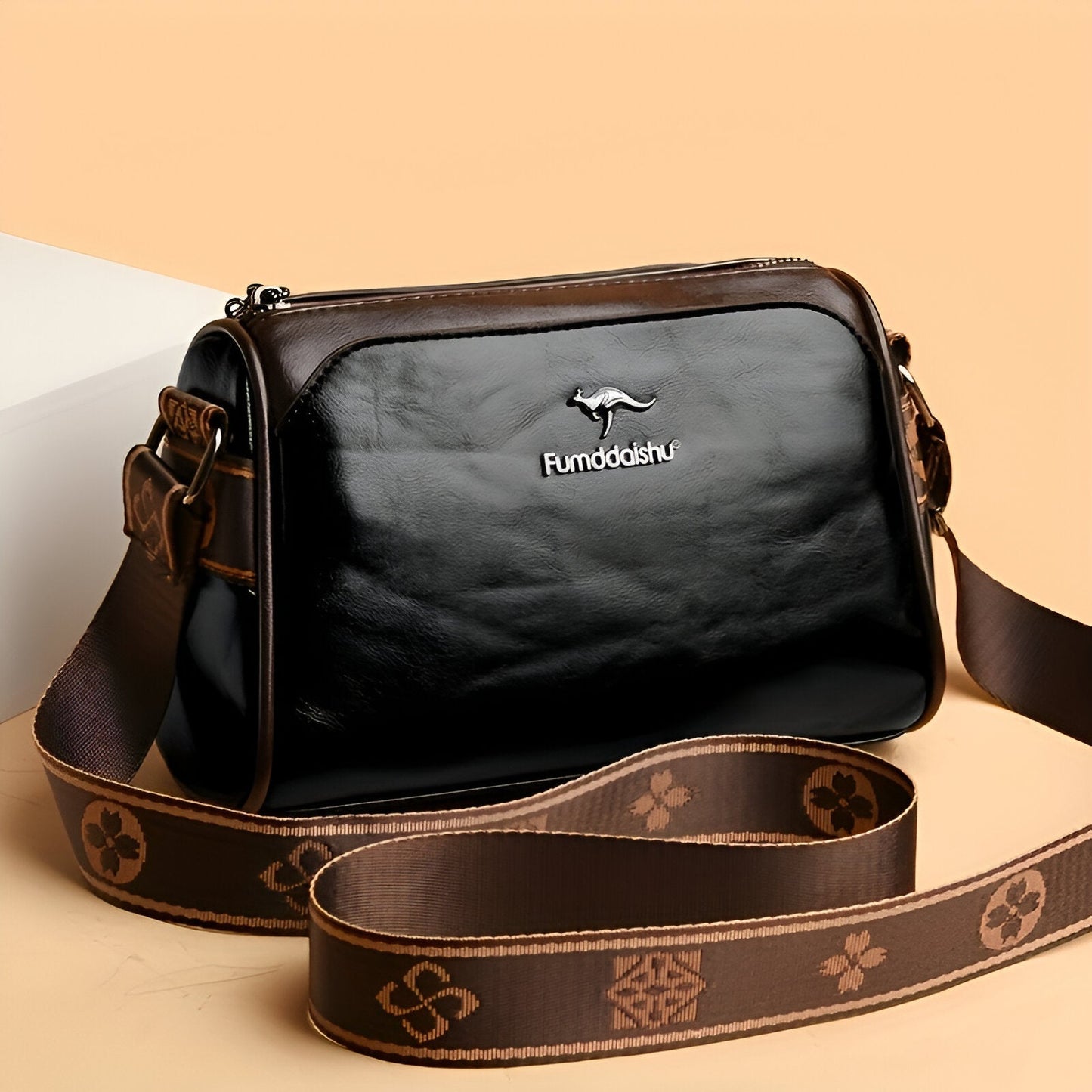 Fumodaishu Leather Crossbody Bag
