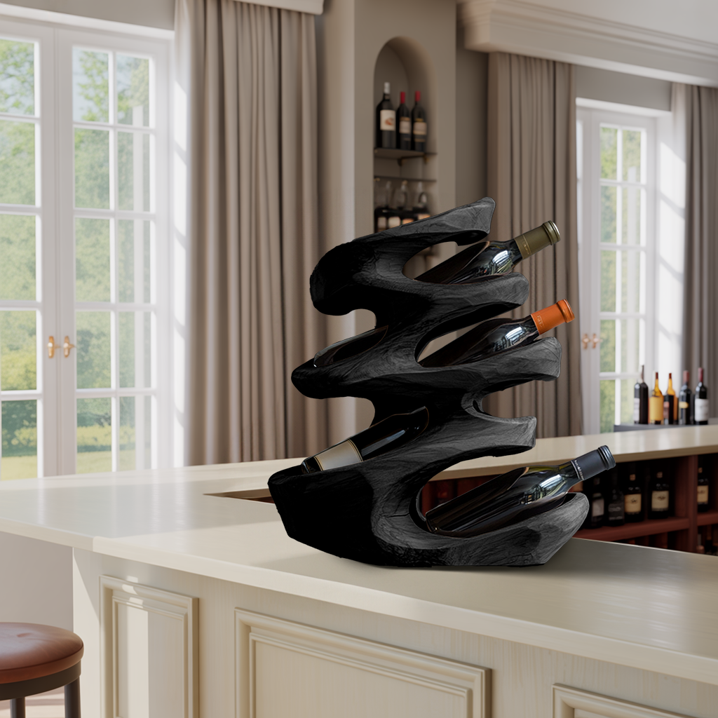 Farmhouse Wine Holder For Cozy Dining Room