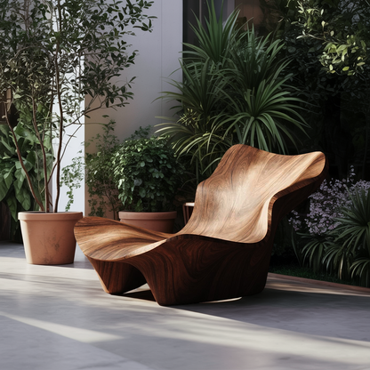 Farmhouse Accent Chair For Outdoor Seating Area