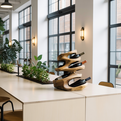 Farmhouse Wine Holder For Cozy Dining Room