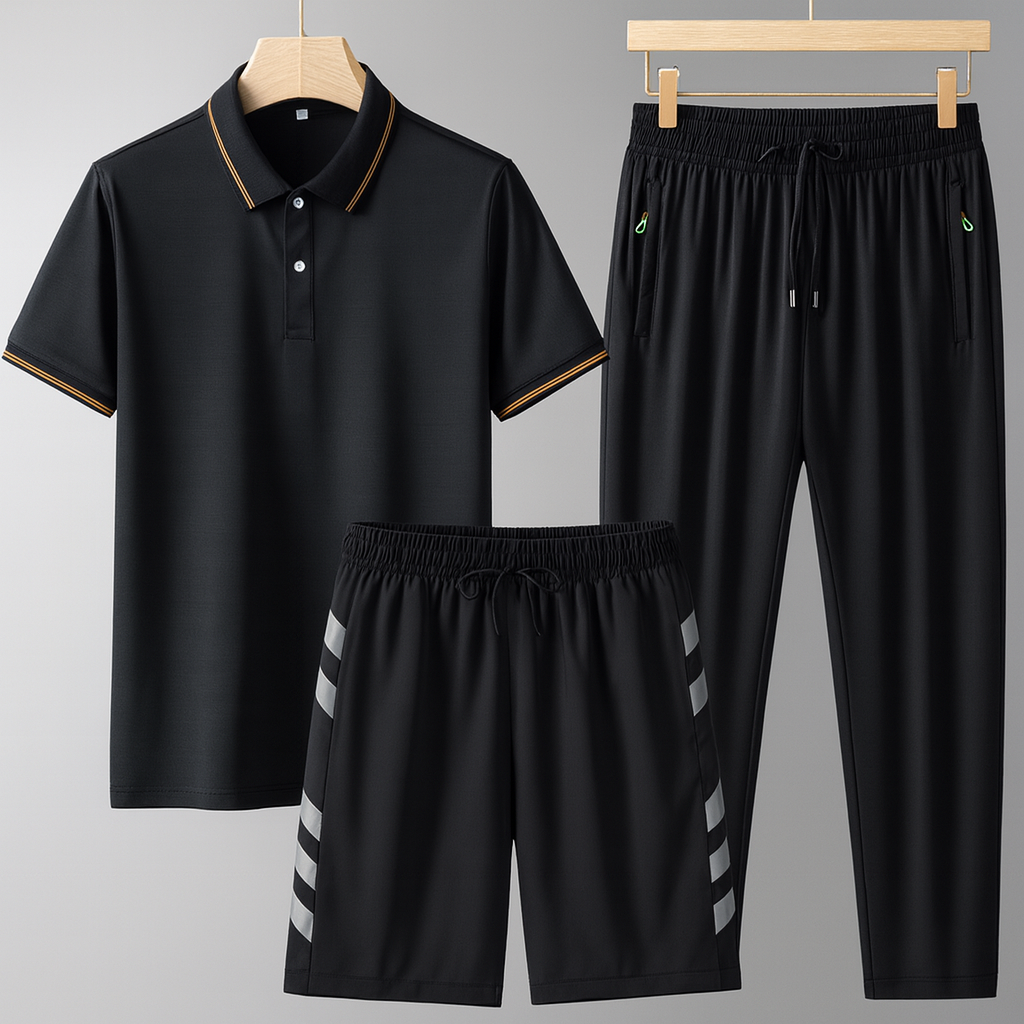 Oxford 3-Piece Polo Set