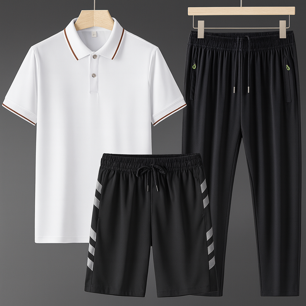 Oxford 3-Piece Polo Set