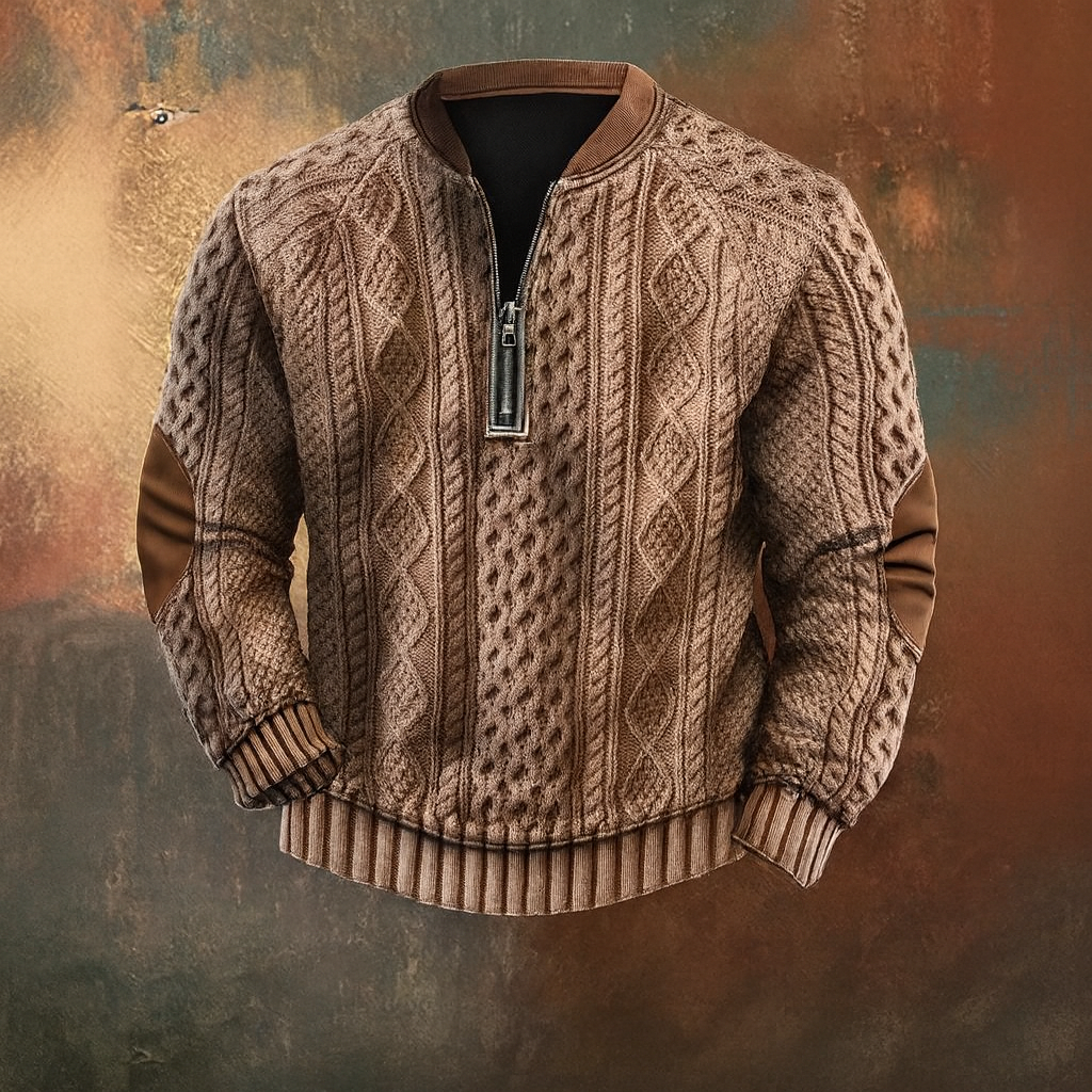 Alpine Wool Zip Pullover