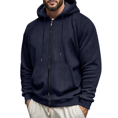 Brooklyn Waffle Knit Hoodie