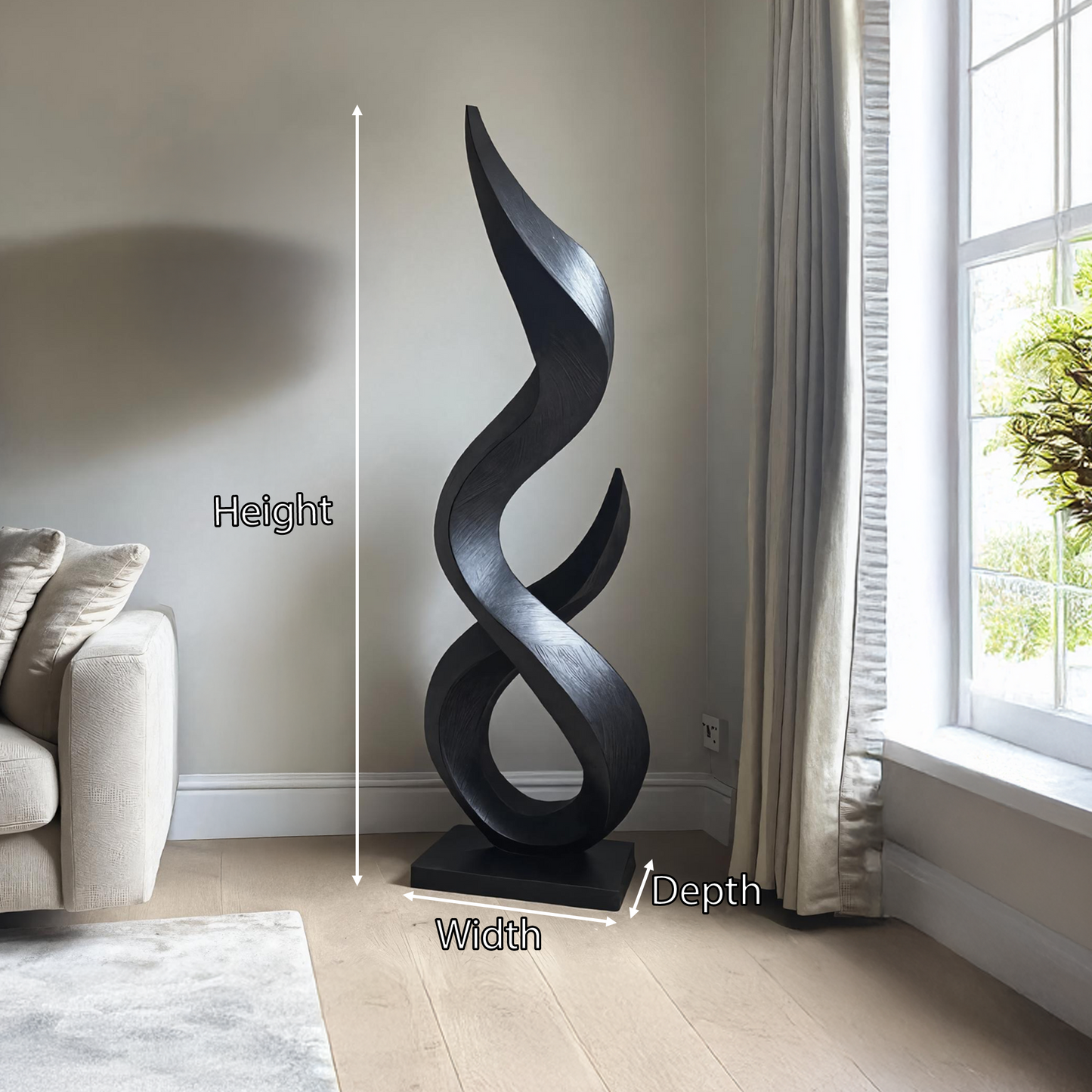 Handcrafted 3D Wood Art For Outdoor Nature-Inspired Decor