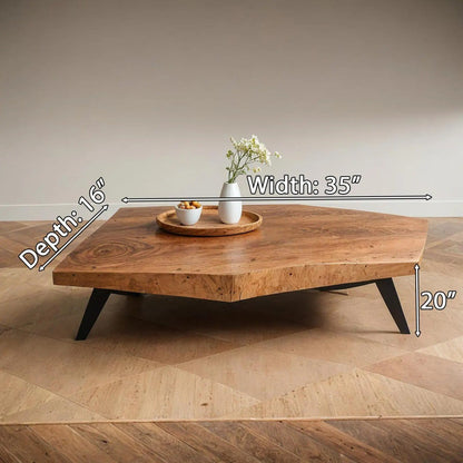 Contemporary Geometric Coffee Table For Modern Living Room SITHCF001