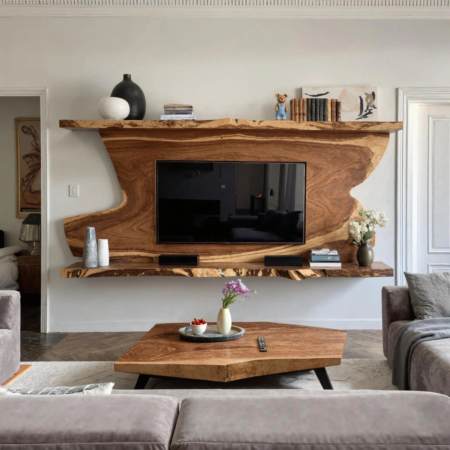 Contemporary Geometric Coffee Table For Modern Living Room SITHCF001