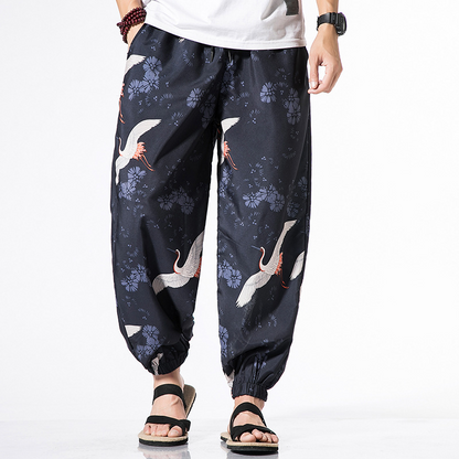 Kyoto Crane Pants