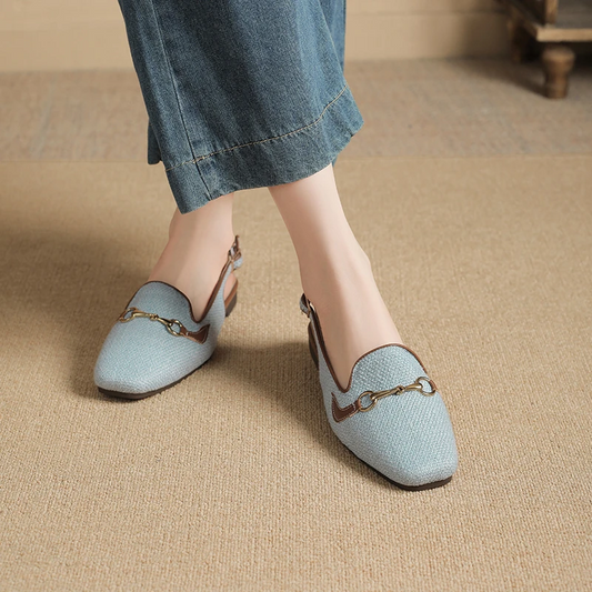 Lunarelle Back-Strap Flats