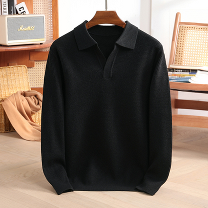 Ravello Cashmere Polo Sweater