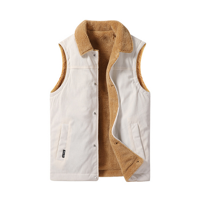Bradley Sherpa-lined Corduroy Vest