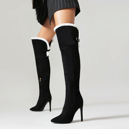 Margot Suede Knee Boots
