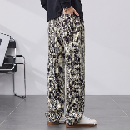 Hype Herringbone Pants