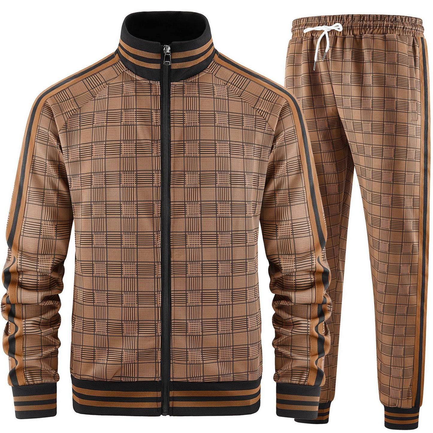Axel Grid Tracksuit Set