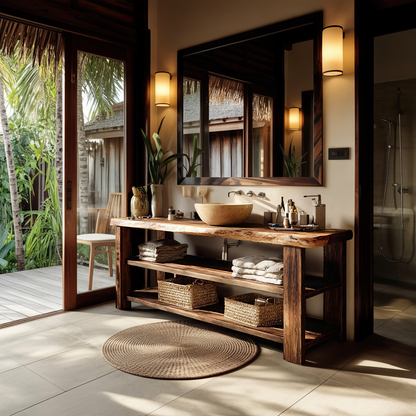 Farmhouse Vanity With Storage For Bathroom Decor Ideas