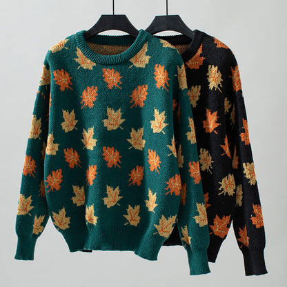 Autumna Maple Knit Pullover