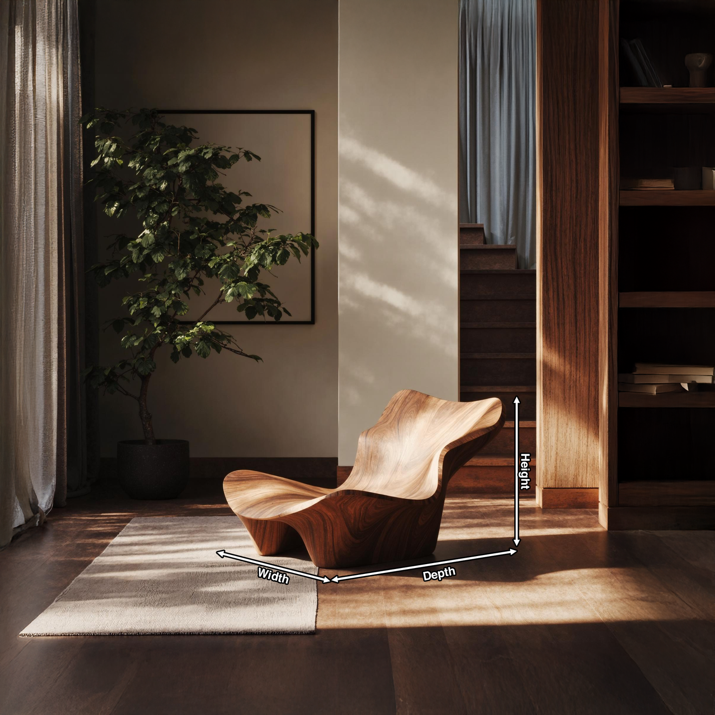 Farmhouse Accent Chair For Outdoor Seating Area