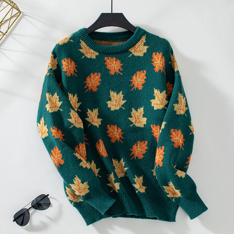 Autumna Maple Knit Pullover