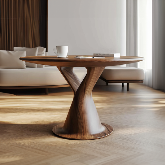 Modern Sculptural Round Coffee Table Living Room Lounge Room SINLKICF202