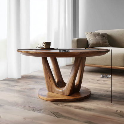 Contemporary Round Coffee Table Living Room Family Room SINLKICF212