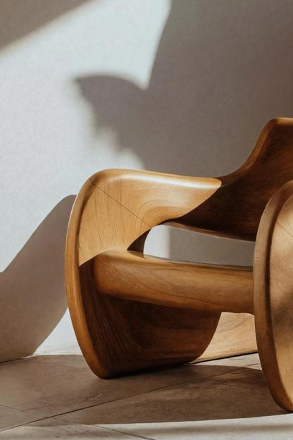 Artistic Sculptural Lounge Chair For Living Room Or Interior