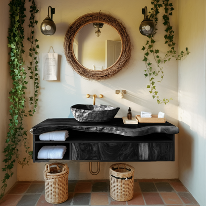 Handcrafted Floating Vanity For Elegant Bathroom