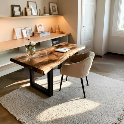 Farmhouse Solid Wood Desk For Classic Decor