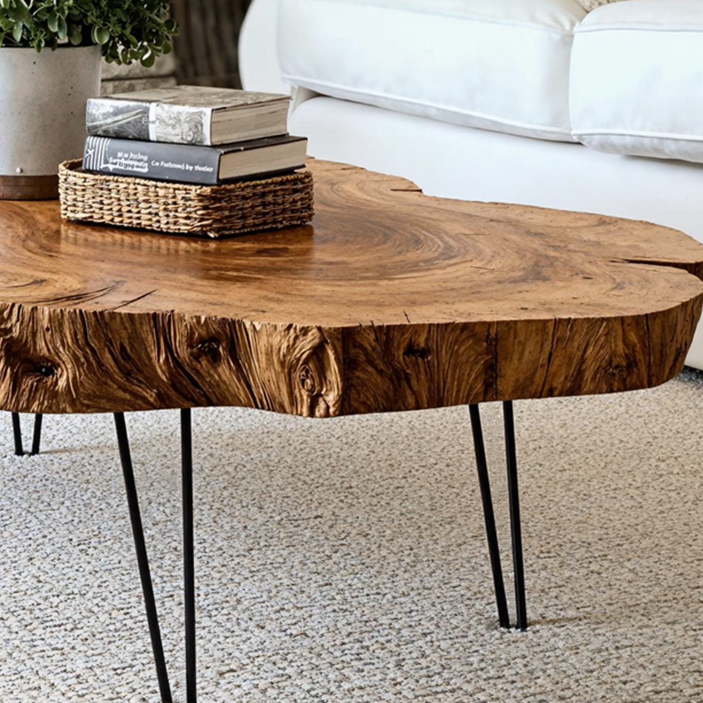 Handcrafted Coffee Table Wood Coffee Table SILDTCF044