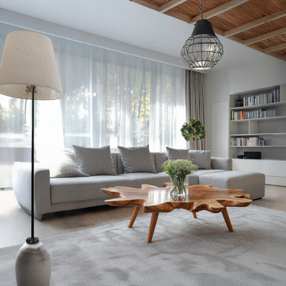 Handcrafted Low Table For Wooden Room Decor SILDTTNCF026