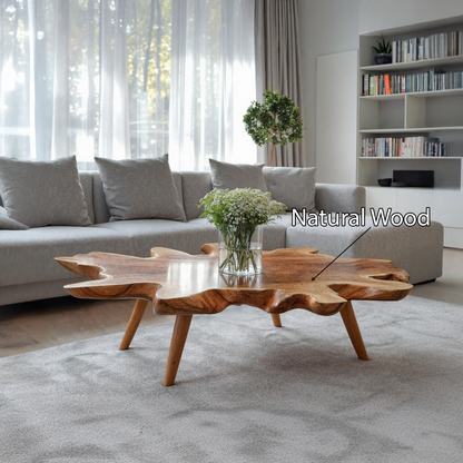 Handcrafted Low Table For Wooden Room Decor SILDTTNCF026