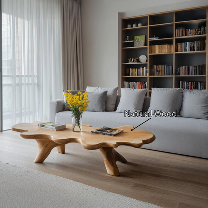 Handcrafted Low Table For Artisan Living Room SILDTTRCF026