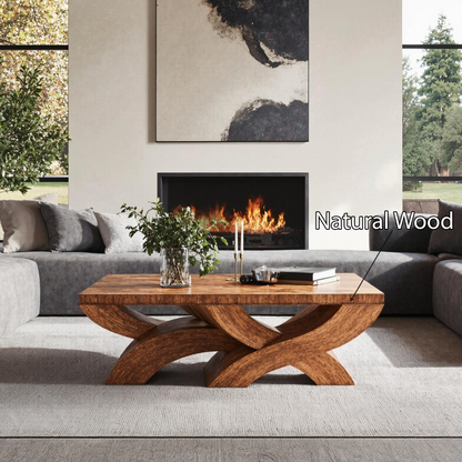 Handcrafted Coffee Table For Warm Wood Ambience SILDTTNCF021