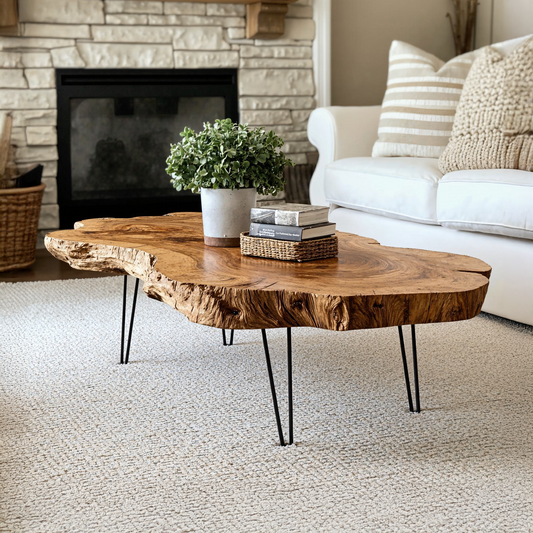 Handcrafted Coffee Table Wood Coffee Table SILDTCF044