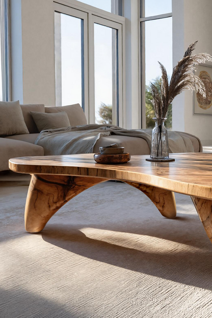 Farmhouse Live Edge Coffee Table For Entryway Design Space SILDTTRCF028