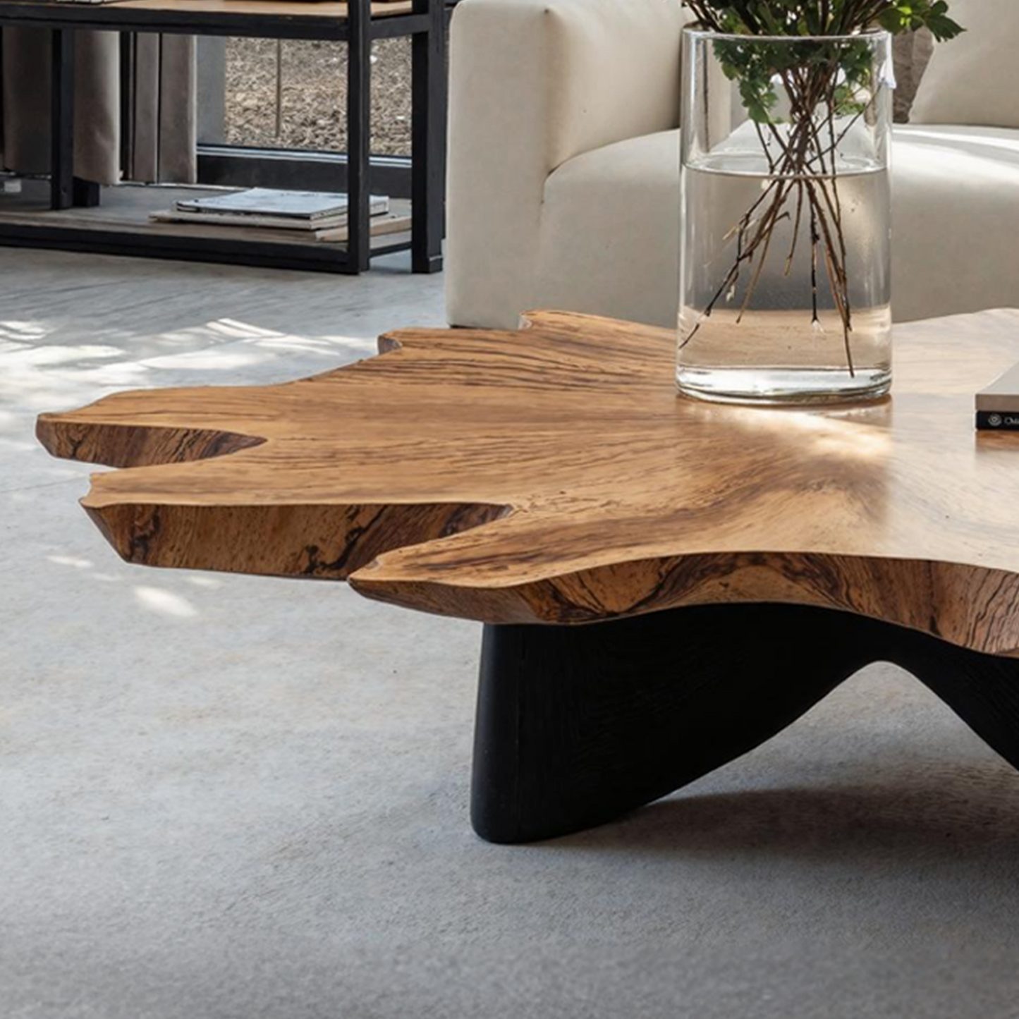 Farmhouse Solid Wood Table For Cozy Living Room SILDTTNCF009