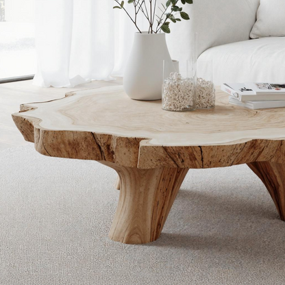 Handcrafted Coffee Table For Rustic Room Aesthetic SILDTTRCF003