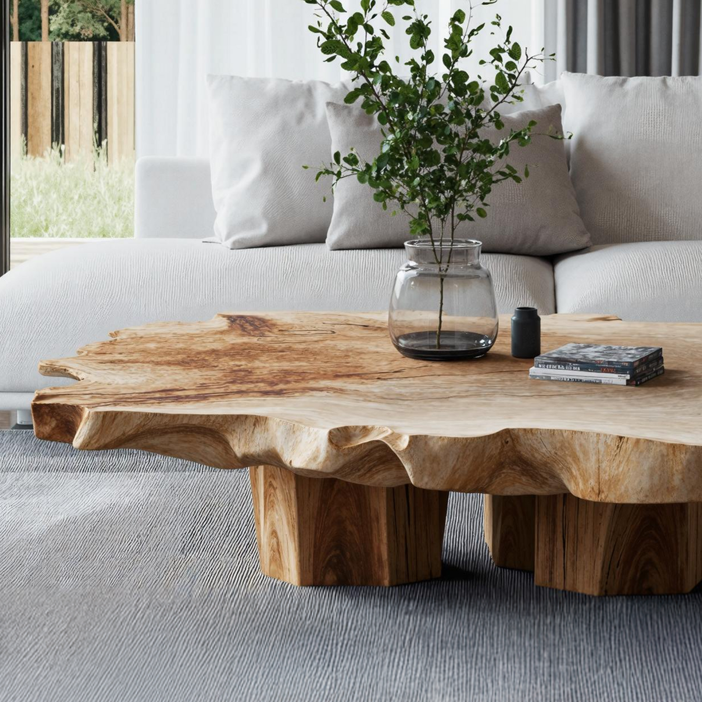 Handcrafted Coffee Table For Unique Living Room SILDTTRCF006