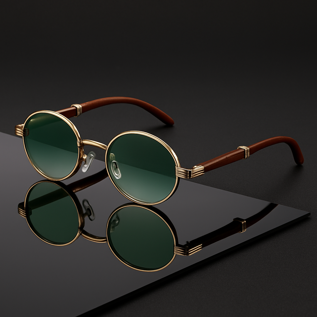 LuxSteel Oval Shades