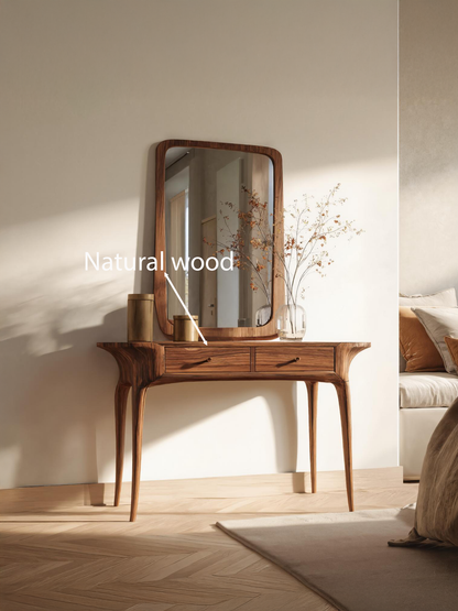 Elegant Handmade Vanity Table With Drawers For Bedroom