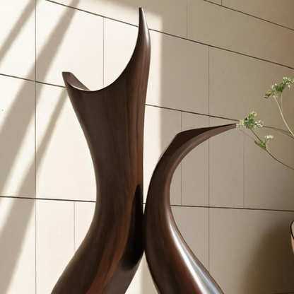 Farmhouse Abstract Sculpture For Furniture Rustic Decor