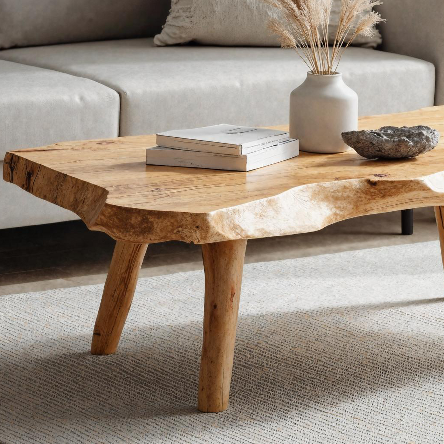 Farmhouse Wooden Coffee Table For Furniture Decor SILDTCF135