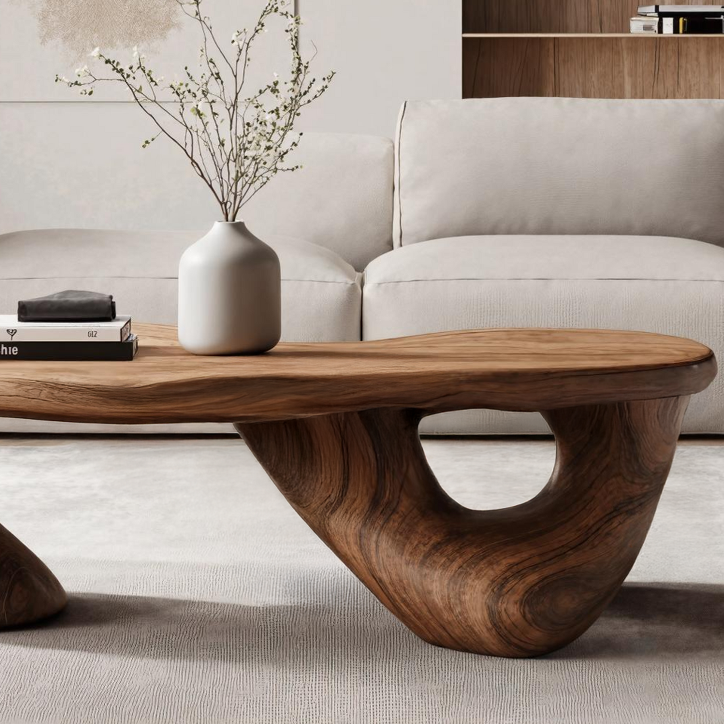 Handcrafted Low Table For Functional Room Setup SILDTTRCF015