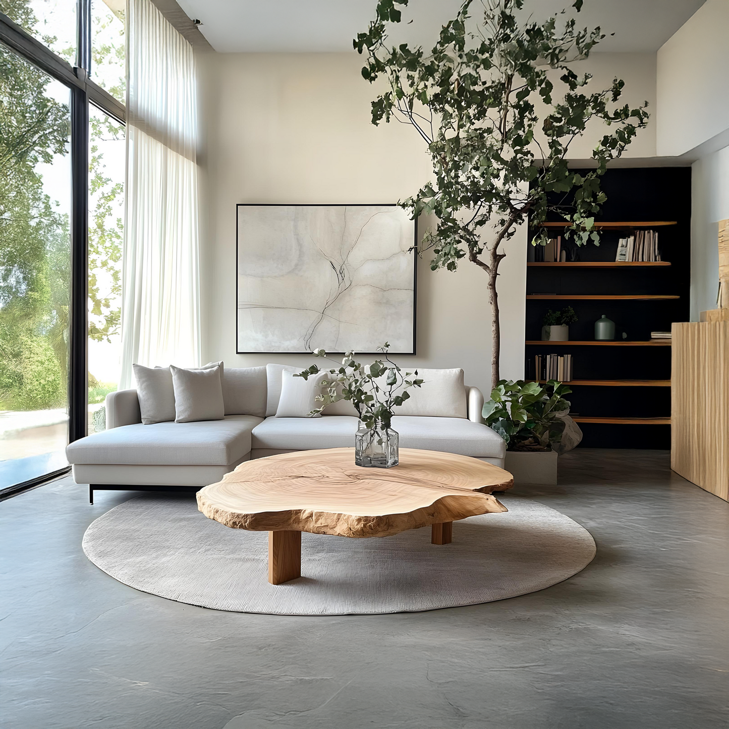 Farmhouse Solid Wood Table For Living Room Use SILDTTRCF001